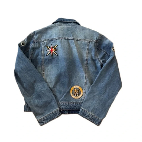 Custom Vegas Golden Knights/The Killers Denim Jacket Size S - Picture 2 of 6